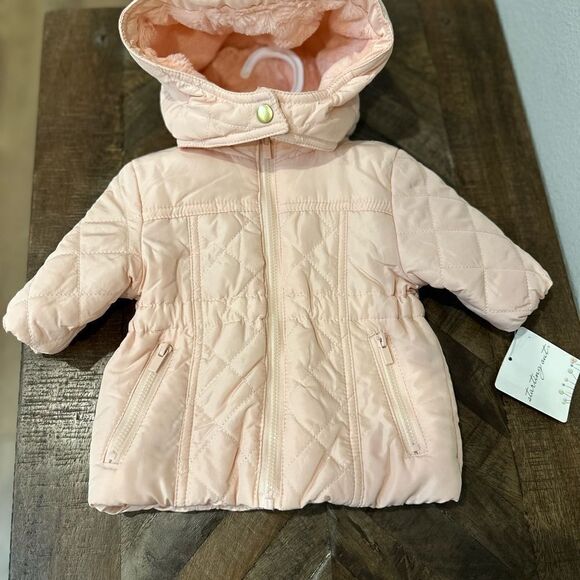 Infant Girl Puffer Coat Pink 3 month‎ - Picture 7 of 13